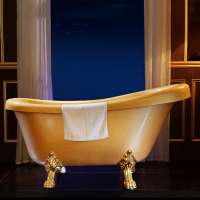 Amilla Fushi Maldives hotel new design brass copper bathtub for sale